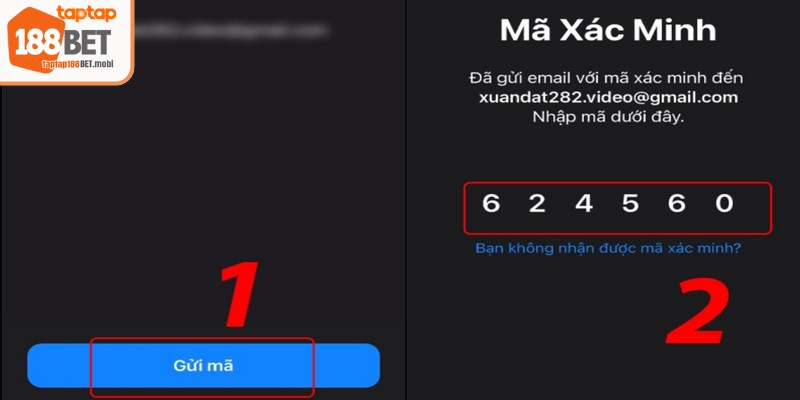 Câu hỏi thường gặp tiếp theo là không nhận được mã xác minh từ 188BET