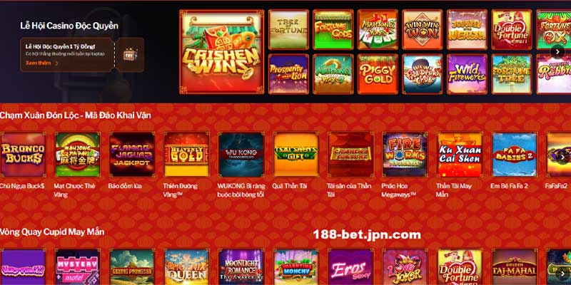 188BET Glory 🎖️ link vào 188BET mới nhất 2026 - Link 188 BET 9 Trò chơi nổ hũ online 188bet